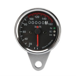 Universal motorcycle dual Odometer - speedometer - LED gauge KM/HInstruments