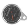Universal motorcycle dual odometer - speedometer - gauge - chromeInstruments