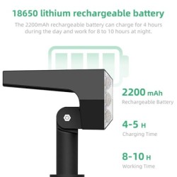 Solar powered lights - landscape spotlights - 3 lighting modes - 92 LED - IP67 waterproofSolar lighting