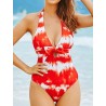 Sexy one piece swimsuit - tie up strapsBeachwear