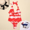 Sexy one piece swimsuit - tie up strapsBeachwear