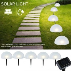 Garden solar light - half globe shaped - 5 LED - waterproof - ground mountedSolar lighting