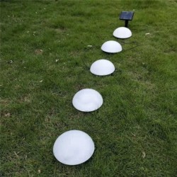 Garden solar light - half globe shaped - 5 LED - waterproof - ground mountedSolar lighting