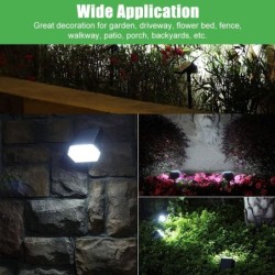 Solar powered light - landscape spotlights - 4 lighting modes - 108 LED - IP65 waterproofSolar lighting