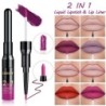 2 in 1 lipstick - double head - liquid matte lipstick & lip liner - waterproofLipsticks