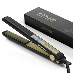 2 in 1 professional hair straightener - curler - titanium - LCD digital displayHair straighteners