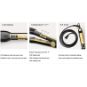 2 in 1 professional wide straightener - curler - digital LCD display - dual VoltageHair straighteners