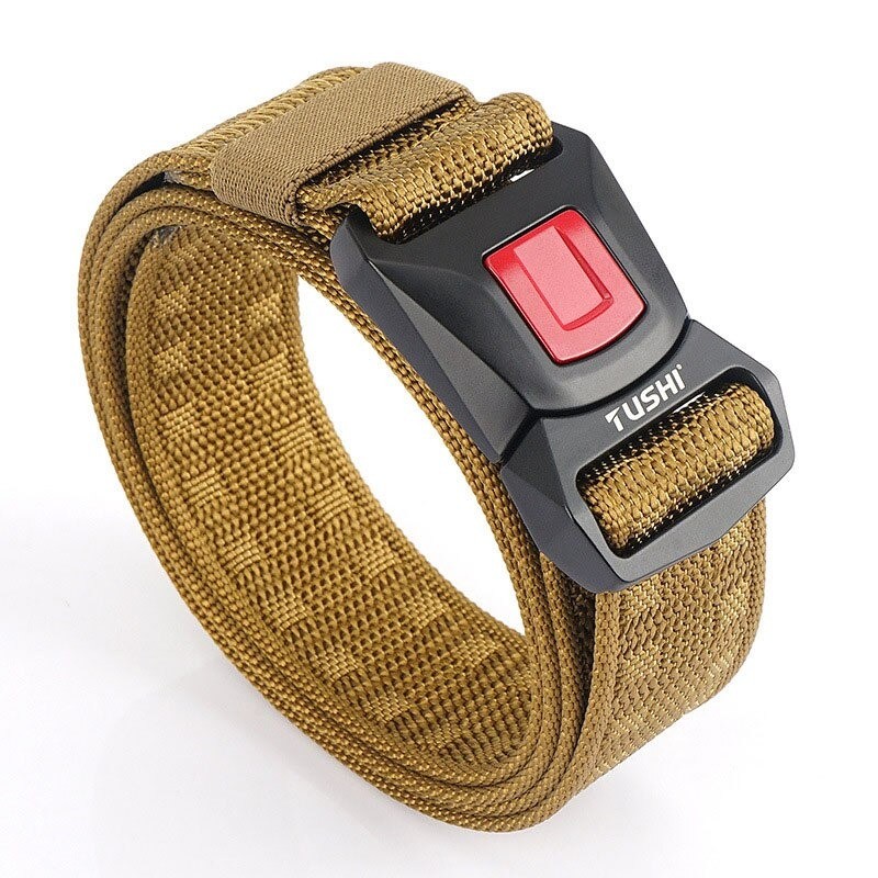 Stylish tactical belt - quick release metal buckle - nylonBelts