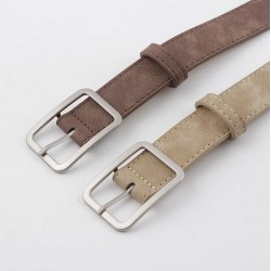 Classic leather belt - with metal buckleBelts