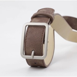 Classic leather belt - with metal buckleBelts
