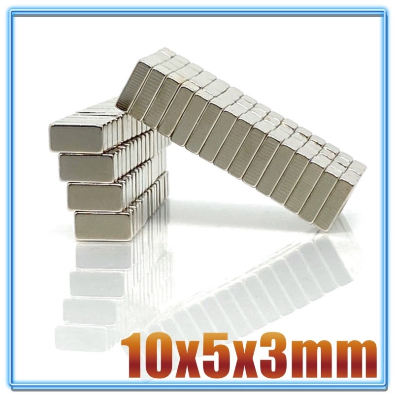N35 - neodymium magnet - cuboid block - 10mm * 5mm * 3 mm - 20 - 500 piecesN35