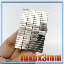 N35 - neodymium magnet - cuboid block - 10mm * 5mm * 3 mm - 20 - 500 piecesN35