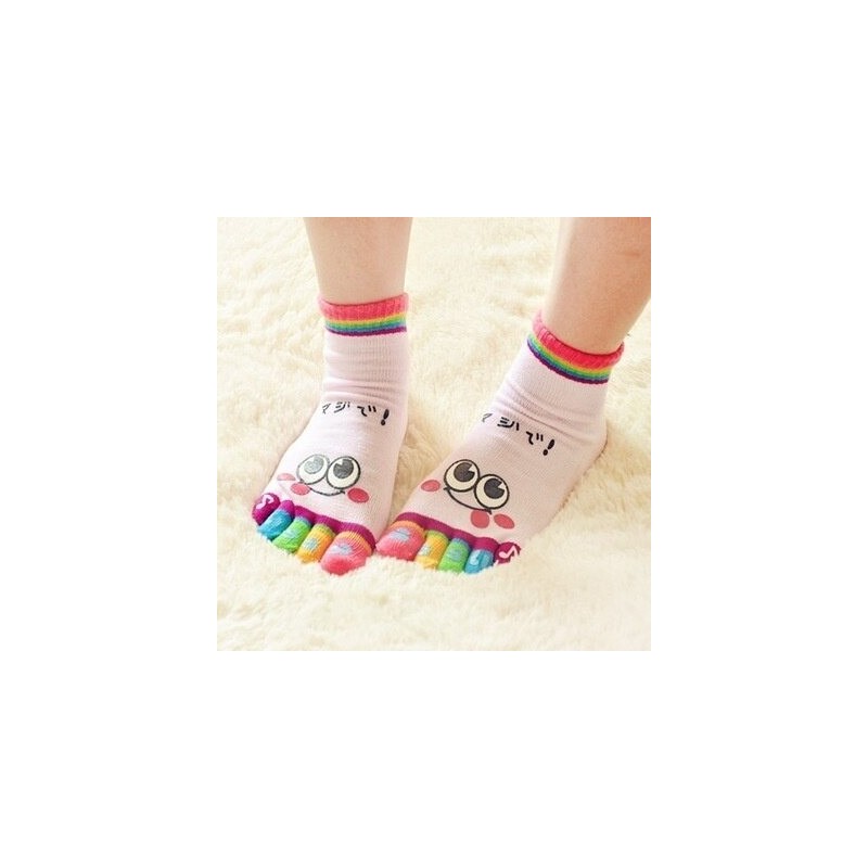 Funny kids socks - five toes - cottonClothing
