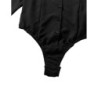 Elegant bodysuits - long sleeve blouse - with buttonsBlouses & shirts