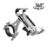 Universal phone holder - for bike / motorcycle handlebar - anti-slip - clip - rotatable - aluminum alloyHolders