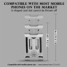 Universal phone holder - for bike / motorcycle handlebar - anti-slip - clip - rotatable - aluminum alloyHolders