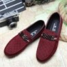 Fashionable men's loafers - shallow suede shoesShoes