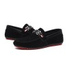 Fashionable men's loafers - shallow suede shoesShoes