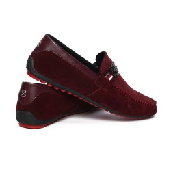 Fashionable men's loafers - shallow suede shoesShoes