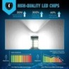 Car reverse light - LED bulb - 1156 BA15S - 7440 W21W - T15 W16W - 2 piecesT15