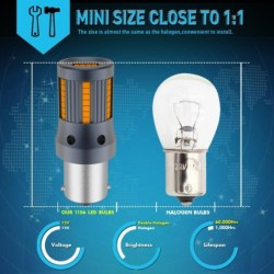 Car turn signal light - LED bulb - P21W 1156 - BAU15S PY21W - 7440 W21W - 2 piecesLED
