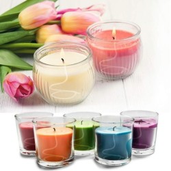 Cotton candle wicks - pre-waxed - for candle making - 100 piecesCandles & Holders