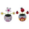 Solar powered toy - dancing flower / ladybugsSolar
