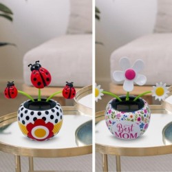 Solar powered toy - dancing flower / ladybugsSolar