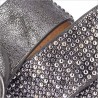 Fashionable leather belt with metal buckle & rivetsBelts