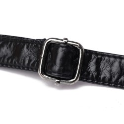 Small shoulder / waist bag - leather - rivets - zippersBags