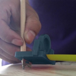 Cut drywall tool - guide - measure tape holder - vertical attachmentTools