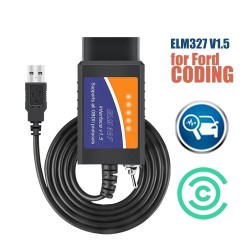 ELM327 - USB V1.5 - with HS / MS CAN switch - FORSCAN OBD2 scanner - USB adapter - code readerDiagnosis
