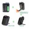 Aroma AG-03M 5W - portable - mini guitar amplifier with MP3 recordingGuitars