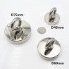 N52 - neodymium magnet - powerful magnetic cylinder with hook - 200kg - D75mmN52