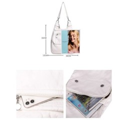 Multifunctional leather bag - backpack - large capacityBackpacks