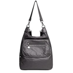 Multifunctional leather bag - backpack - large capacityBackpacks