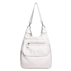Multifunctional leather bag - backpack - large capacityBackpacks