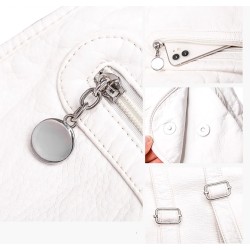 Multifunctional leather bag - backpack - large capacityBackpacks
