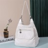 Multifunctional leather bag - backpack - large capacityBackpacks