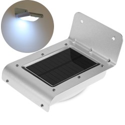 LED garden solar light lamp with motion sensor - aluminumSolar lighting