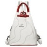 Multifunctional small backpack - patchwork design - leatherBackpacks