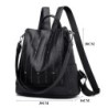 Fashionable backpack - anti-theft - leather - rivets stars - large capacityBackpacks