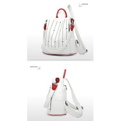 Fashionable backpack - anti-theft - leather - rivets stars - large capacityBackpacks