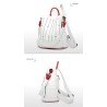 Fashionable backpack - anti-theft - leather - rivets stars - large capacityBackpacks