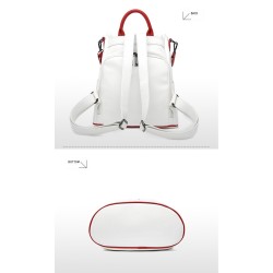 Fashionable backpack - anti-theft - leather - rivets stars - large capacityBackpacks
