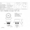 Car ignition start button with LED - ENGINE STARTSwitches