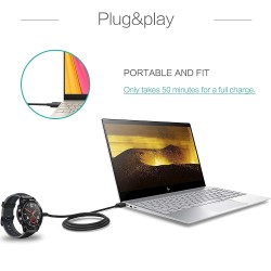 Charging dock - USB - base adapter - fast charging cable - for Huawei Watch GT / GT 2Smart-Wear