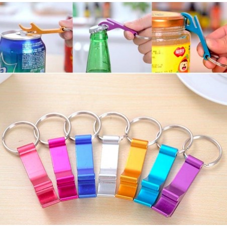 Mini bottle opener - with keychain ringKeyrings