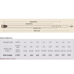 Fashionable genuine leather belt - with a pin buckleBelts