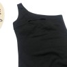 Sexy ribbed one piece swimsuit - off shoulder - cut-out designBeachwear